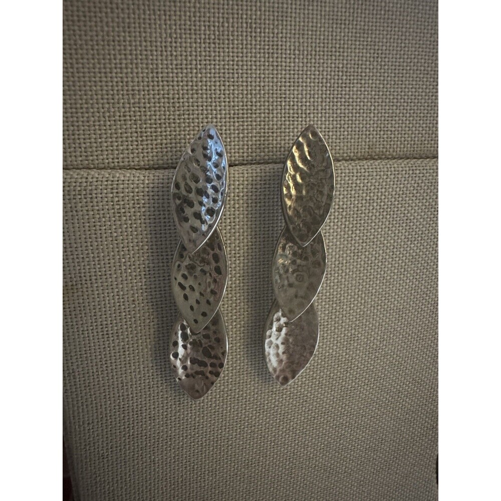 Mexican 925 Sterling Silver Teardrops Earrings